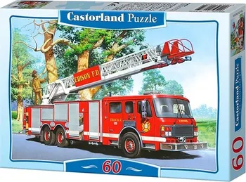 Puzzle Castorland Hasičské auto 60 dílků