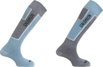 Pánské ponožky Salomon Elios 2 Pack New Grey/Red S