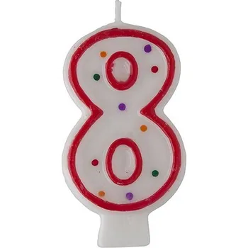 Idena Svíčka dortová "8"