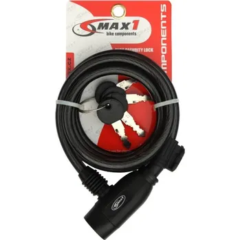 zámek MAX1 spirála 150x1,0cm 4klíče