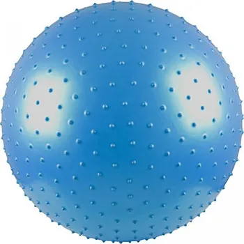 Gymnastický míč Insportline Gymnastický a masážní míč 55 cm modrá