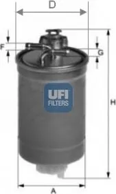 Palivový filtr Palivový filtr UFI (24.003.00)