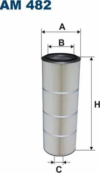 Vzduchový filtr Filtr vzduchový FILTRON (FI AM482)