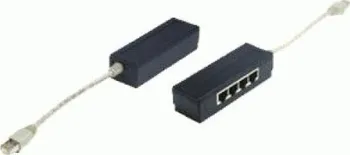 ISO konektor ISDN adapter STP 1 na 4 porty RJ45