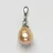 přívěsek Stříbrný přívěšek s přírodní perlou, přívěsek ze stříbra, přírodní perla lososová P 1482/22