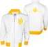 Pánská mikina Hoodboyz Front & Back Logo Men Zip Sweat White Yellow