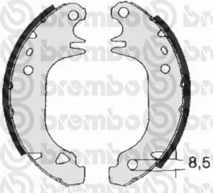 Brzdová čelist Brembo sada brzdových čelistí S 61 535