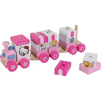 Simba Dřevěný vláček Hello Kitty Vláček a vláčkodráha Simba Dřevěný vláček Hello Kitty