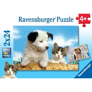 Puzzle Ravensburger Parta přátel 2 x 24 dílků