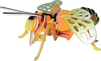 Puzzle Dřevěné 3D puzzle dřevěná skládačka hmyz - Včela E018 
