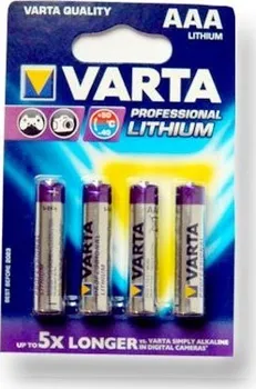 Článková baterie VARTA Lithium Professional článek 1.5V, AAA (6103)