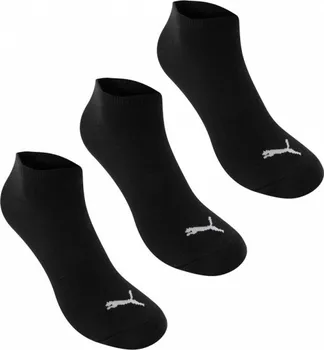 Pánské ponožky Puma 3 Pack Trainer Socks Black