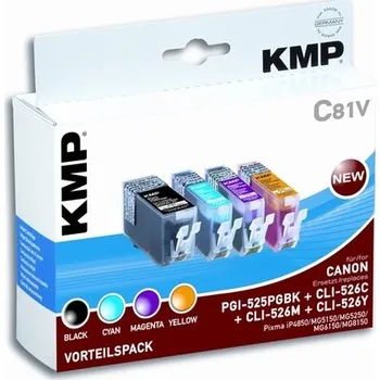 KMP PGI-525Bk CLI-526C/M/Y C81V