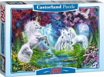 Puzzle Castorland Jednorožci 260 dílků