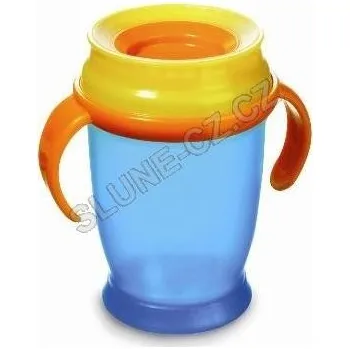 dětská jídelní sada Hrníček LOVI 360 JUNIOR 250ml s úchyty bez BPA