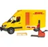 autíčko Bruder BR02534 Mercedes Benz Sprinter DHL s paletovým vozíkem