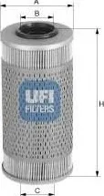 Palivový filtr Palivový filtr UFI (26.687.00)