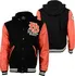 Pánský bomber Hoodboyz Men College Jacket Black Orange