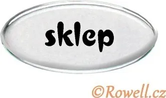 SD štítek stříbrný ""sklep"" - Rowell