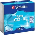 Verbatim CD-R 10 Pack Slim Crystal DLP…