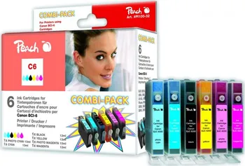 Inkoust Peach BCI-6 series Combi Pack kompatibilní barevné+černý