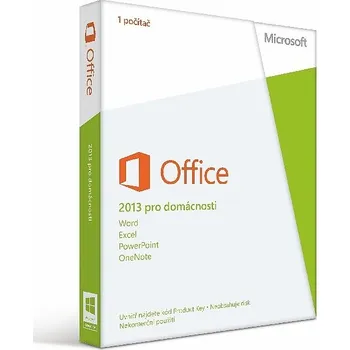 Microsoft Office Home and Student 2013 32-bit/x64 CZ krabicová licence Microsoft Office Home and Student 2013 32-bit/x64 CZ krabicová licence