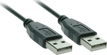 Datový kabel Solight USB kabel, USB 2.0 A konektor - USB 2.0 A konektor, 2m, blistr