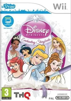 Hra pro starou konzoli uDraw Disney Princess: Enchanting Storybooks Wii