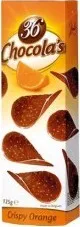 Chocola´s Crispy Pomeranč - čokoládové chipsy z mléčné čokolády s kousky pomeranče 125g