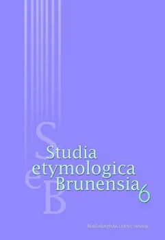 Český jazyk Studia etymologica brunensia 1