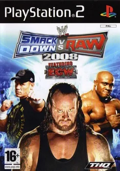 Hra pro starou konzoli WWE SmackDown vs. Raw 2008 PS2