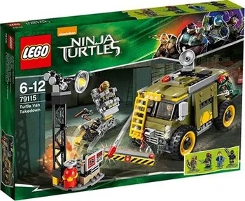 Stavebnice LEGO LEGO Turtles 79115 Zničení želví dodávky