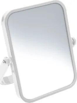 Zrcadlo ELENA kosmetické zrcátko na postavení, bílá ( CO2022 )