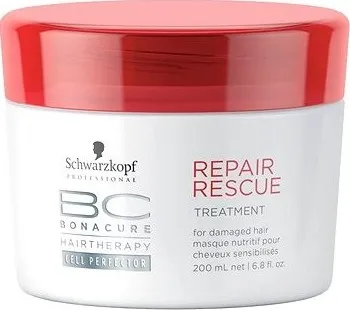 Vlasová regenerace Maska na vlasy Schwarzkopf BC Cell Perfector Repair Rescue Treatment 200 ml