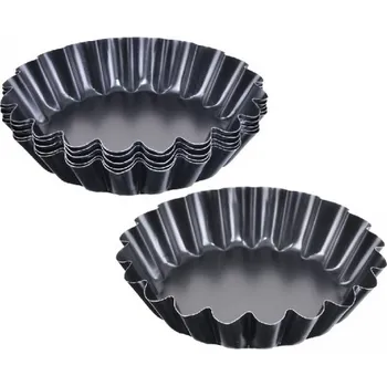 Orion Black Forma na pečení 6 ks 9 cm