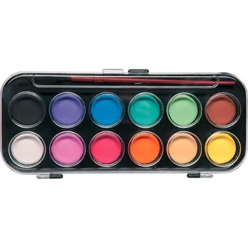 Vodová barva Vodové barvy Concorde - 12 barev (37537)