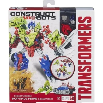 Figurka Hasbro Transformers 4 Construct Bots Optimus Prime a Gnaw Dino
