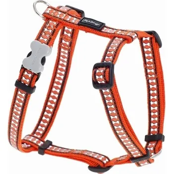 Red Dingo postroj 12 mm x 30-44 cm reflexní, oranžový