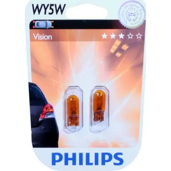 Autožárovka Žárovka WY5W 12V 12396B2 Philips