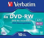 Verbatim DVD-RW jewel case 10 4.7GB 4x