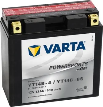 Motobaterie Varta YT14B-BS 12V 12Ah