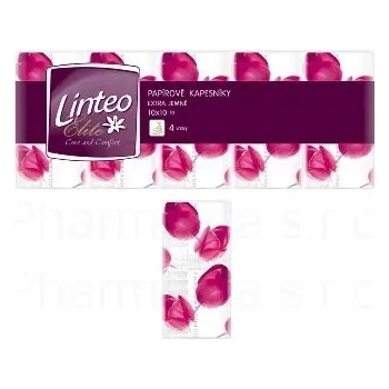 Papírový kapesník Linteo Elite 4 vrstvé 10 x 10 ks
