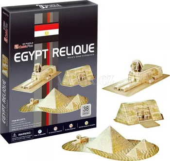 3D puzzle CubicFun Puzzle 3D Egyptské památky – 30 dílků