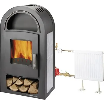 Haas + Sohn Grand Max s teplovodním výměníkem Krbová kamna Haas + Sohn Grand Max s teplovodním výměníkem