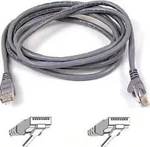 Síťový kabel BELKIN PATCH UTP CAT6 2m šedý, bulk Snagless (A3L980b02M-S)