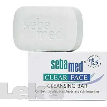 Přípravek na čištění pleti a oči Seba med Clear face syndet 100g