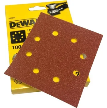 Brusný papír DeWALT DT3034 115 x 115 mm P180 25 ks