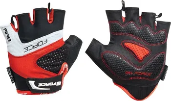 Cyklistické rukavice Rukavice Force Rab gel red XL 