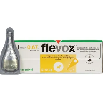 Antiparazitikum pro psa Vétoquinol Flevox Spot-on pro psy, S 2 - 10 kg/1x 0,67 ml