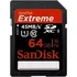 Paměťová karta SanDisk Extreme SDXC Card 64GB 45MB/s 